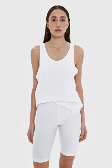 bike shorts in white color