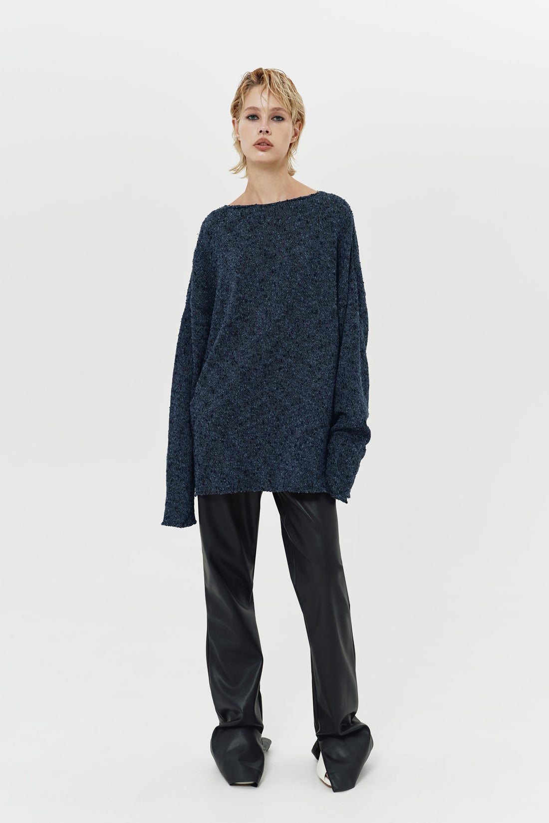 bouclé sweater