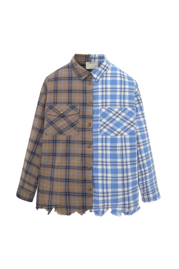 double-sided checkered shirt