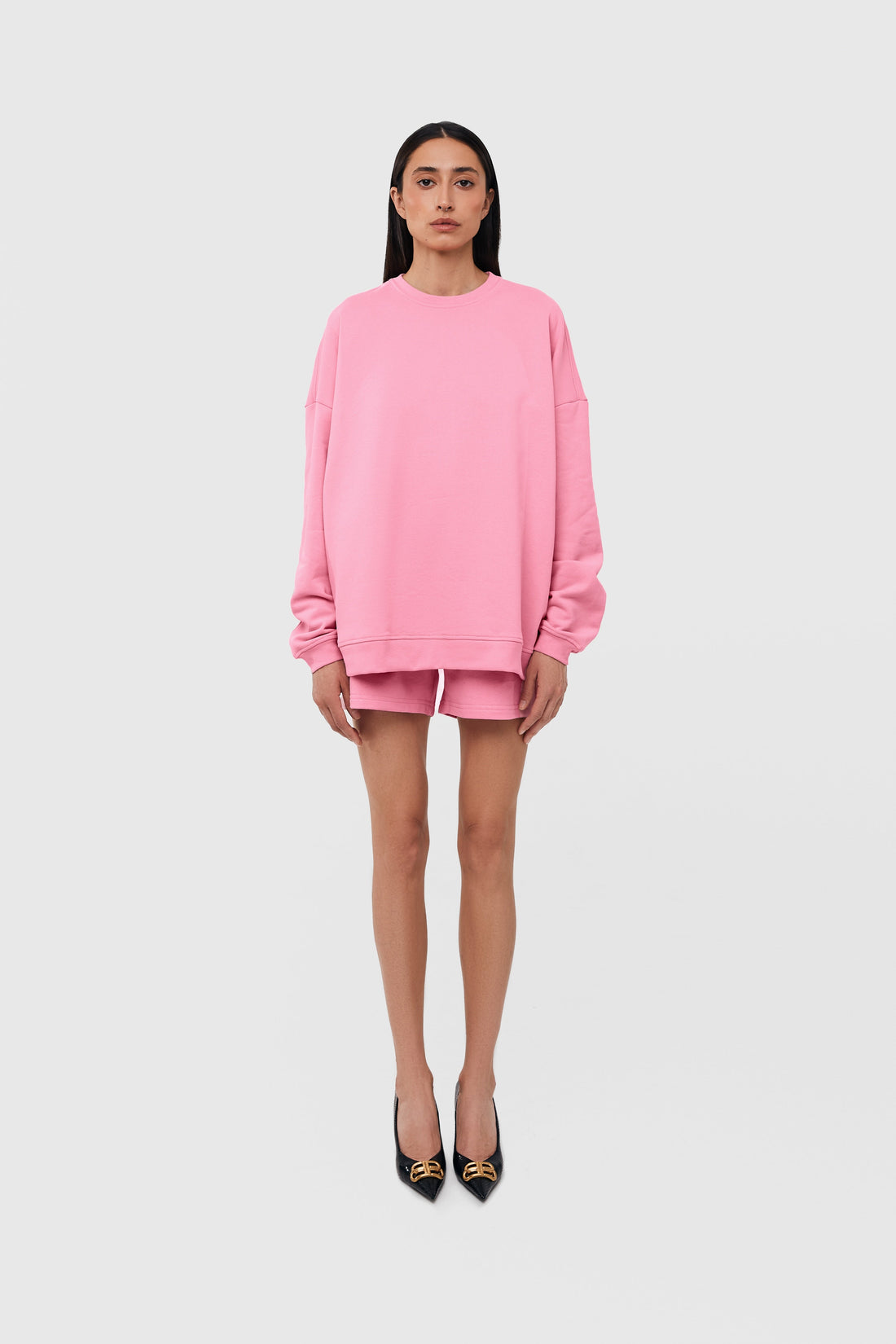 sweatshirt "basic" in bubble color