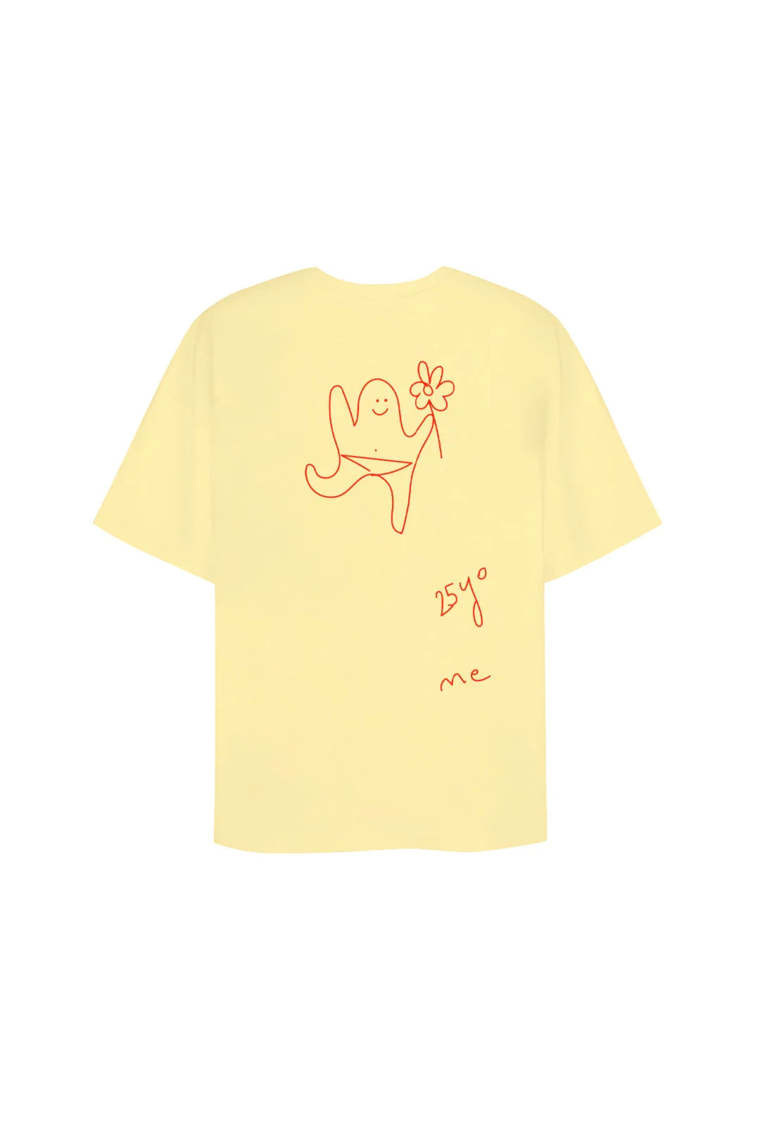 t-shirt "inner child" in baby yellow color