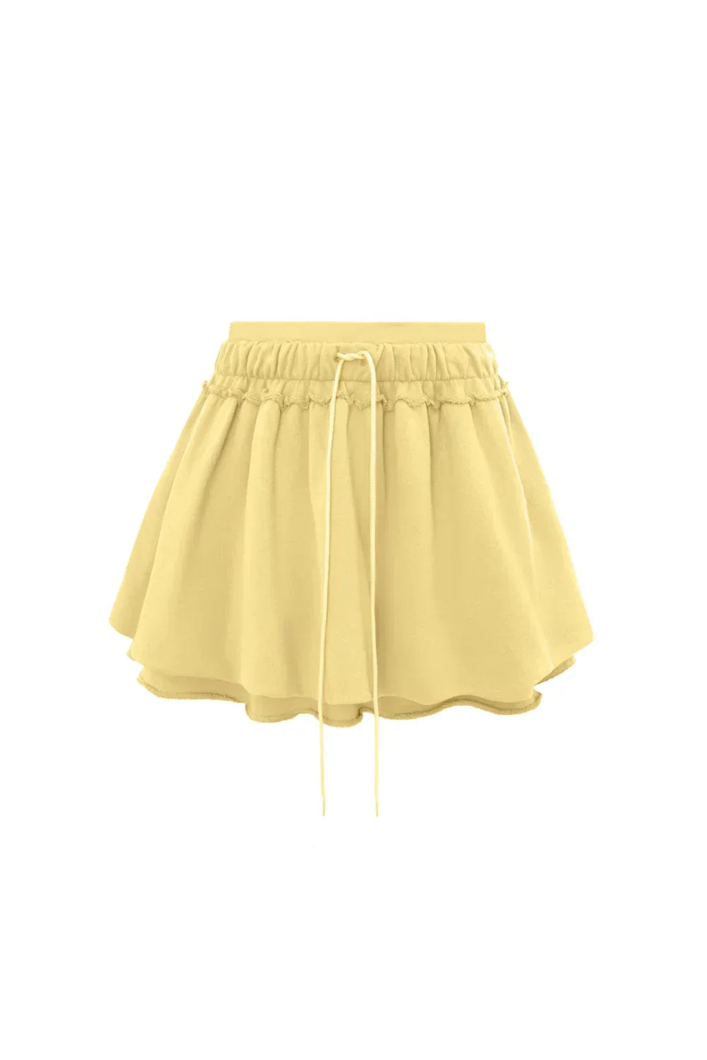 balloon skirt in baby yellow