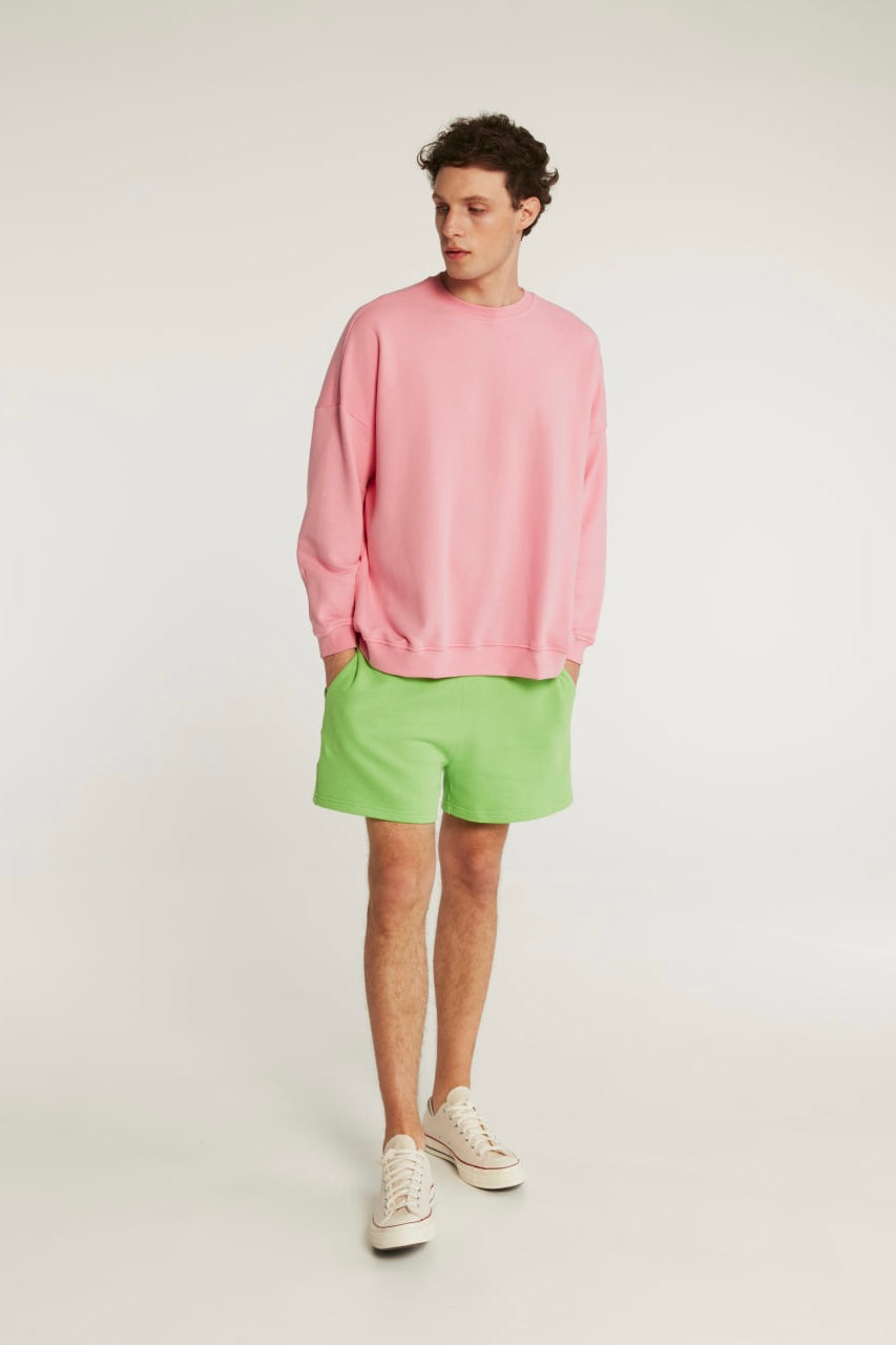 basic sweatshirt in bubble color