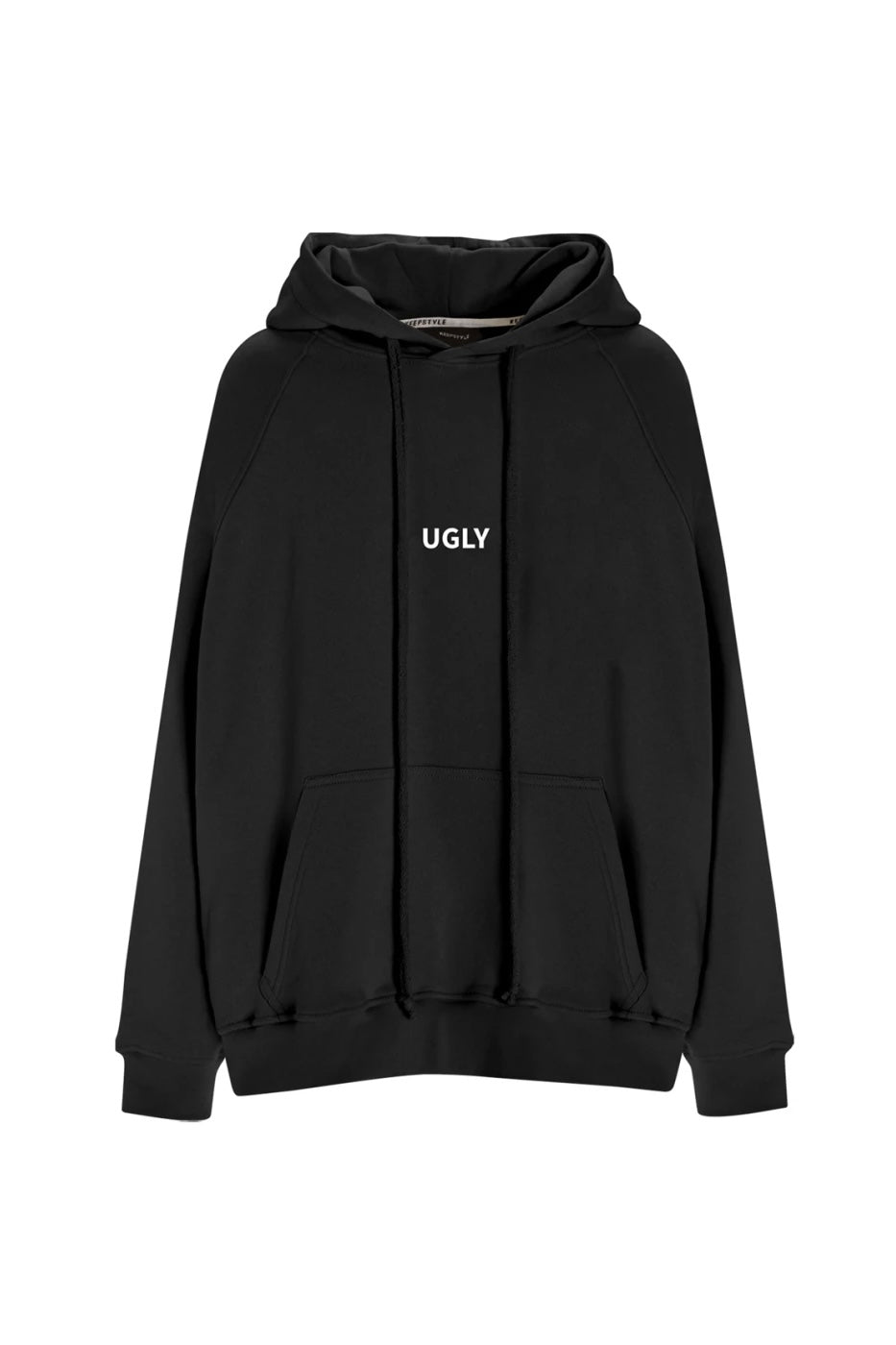 hoodie "ugly" in black color