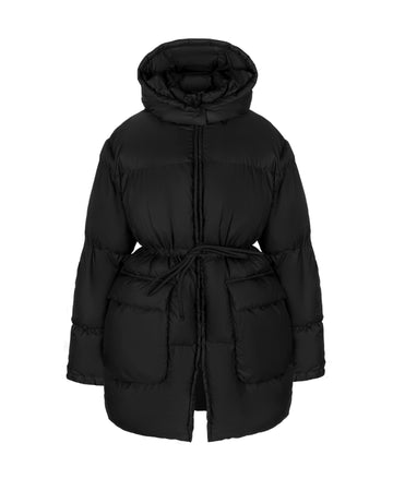 puffer jacket in black color