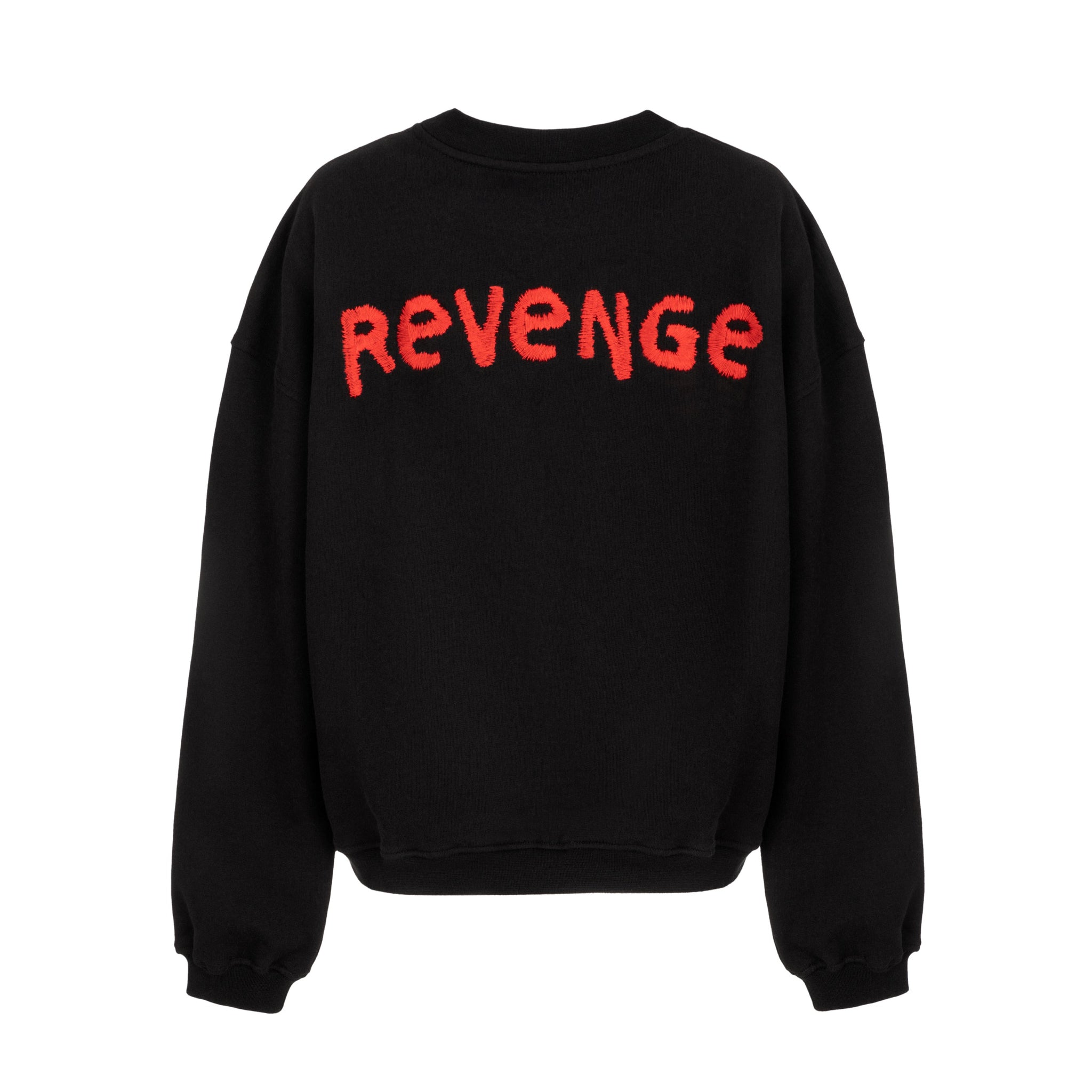 revenge sweatshirt in black color