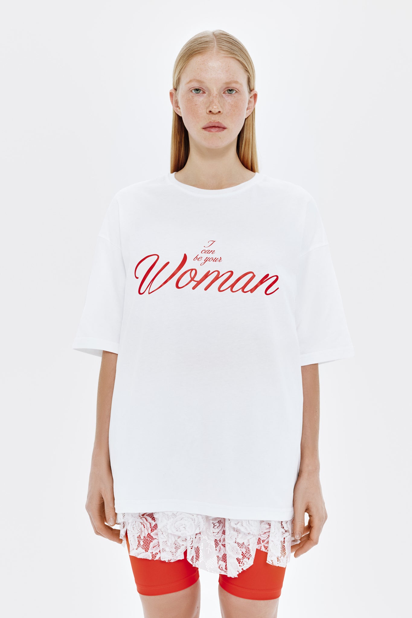 t-shirt "woman" in white color