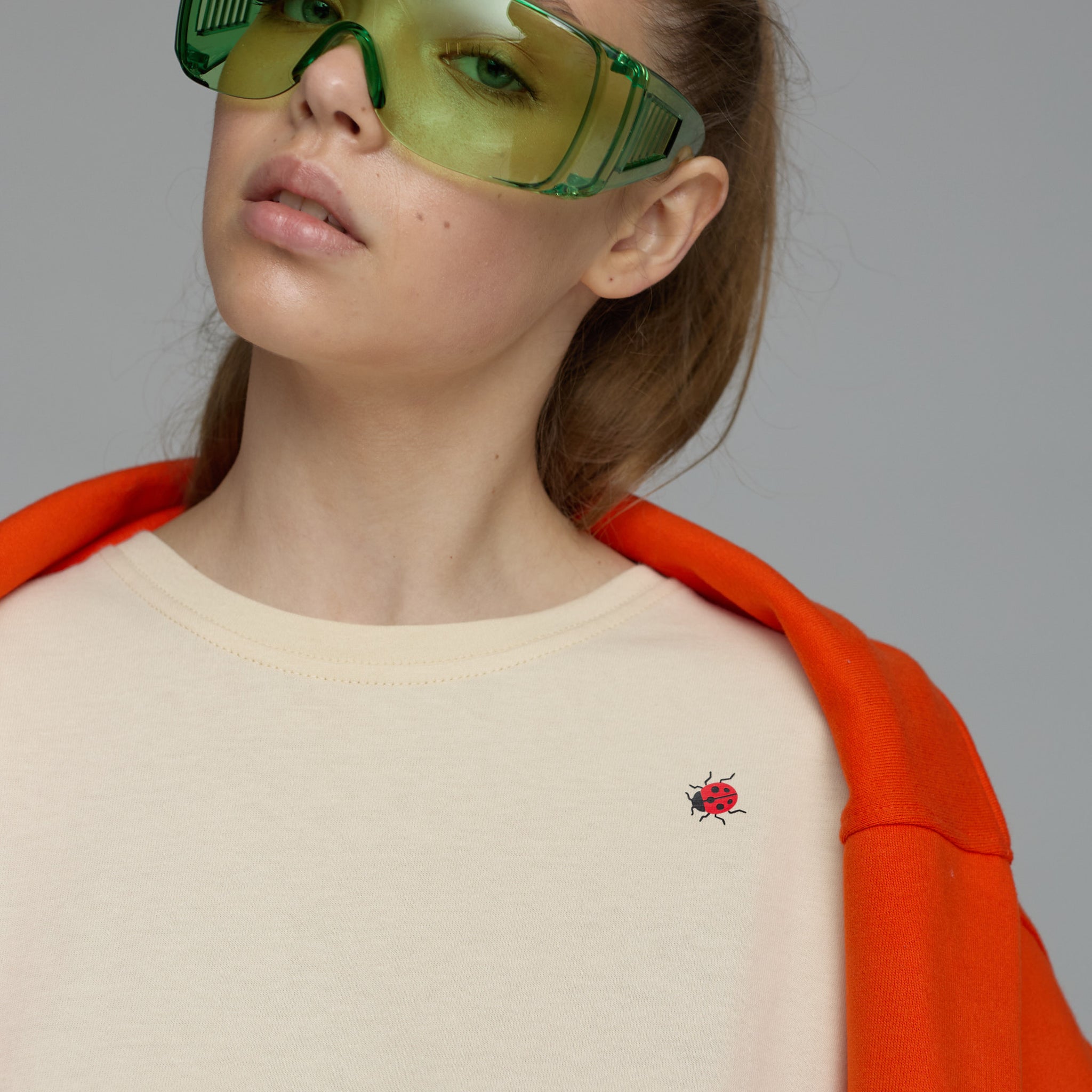 t-shirt "ladybug" in vanilla color