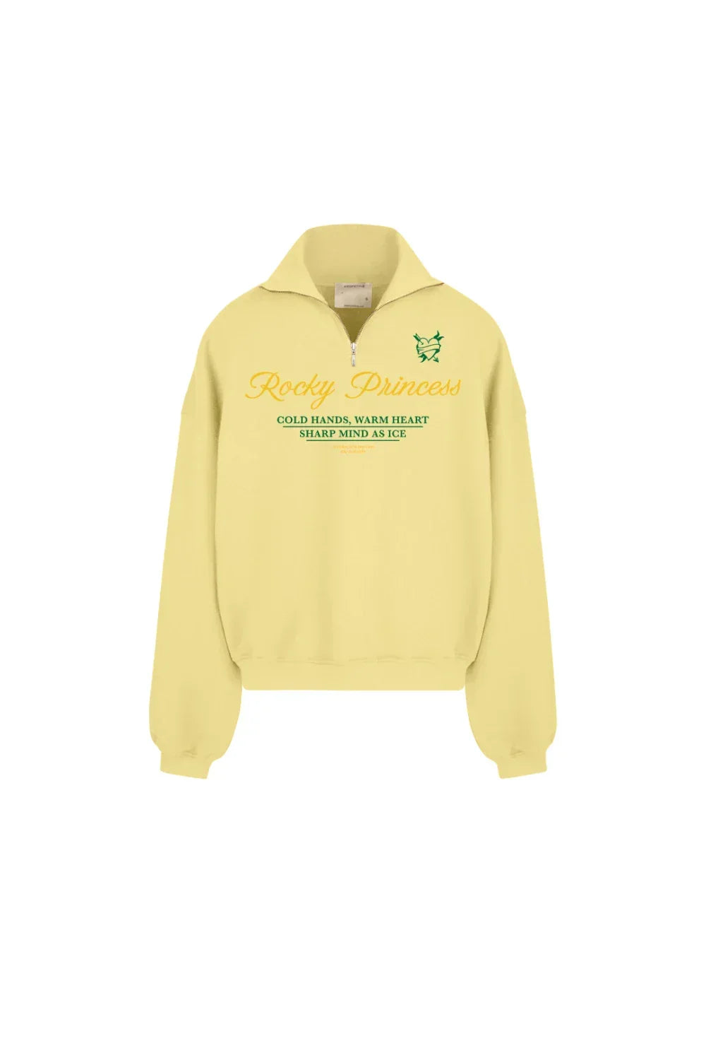 half zip sweatshirt “rocky princess”