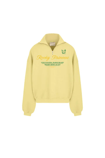 half zip sweatshirt “rocky princess”