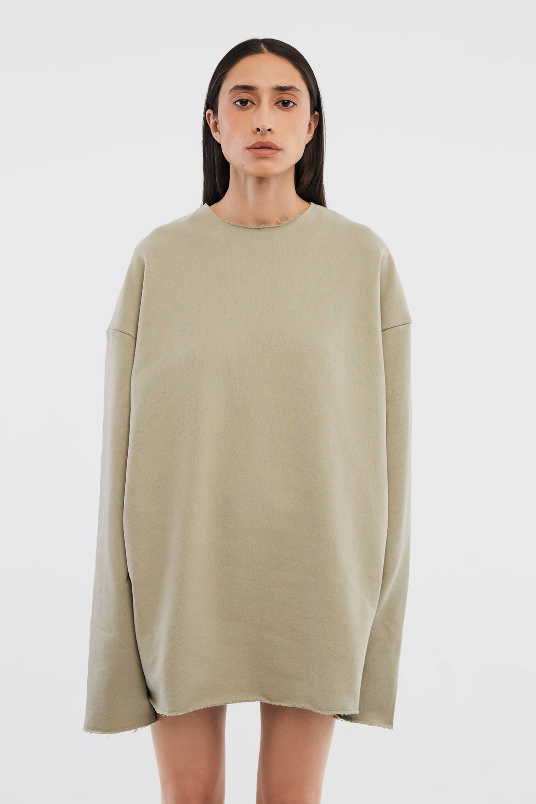 sweatshirt relax fit in forest color