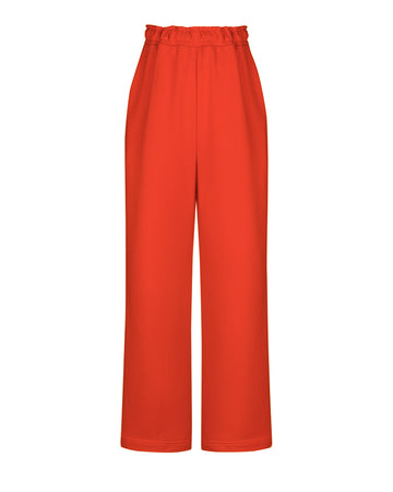 pants "real big" in red color