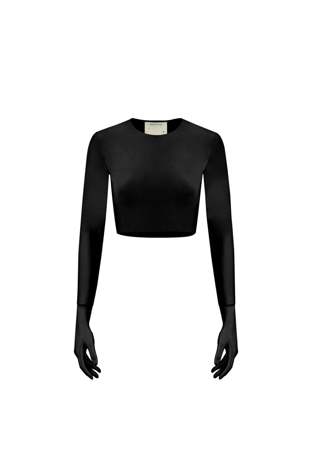 "lilith" top in black color