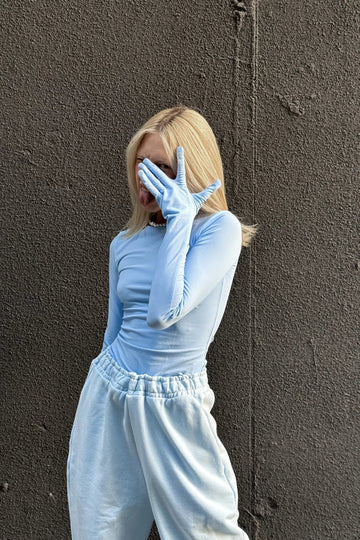 long sleeve "lilith" in blue color