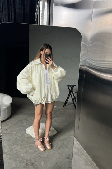 milk balloon bomber jacket