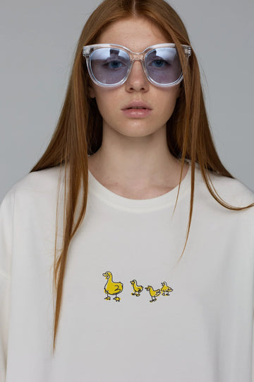 t-shirt  family in white color