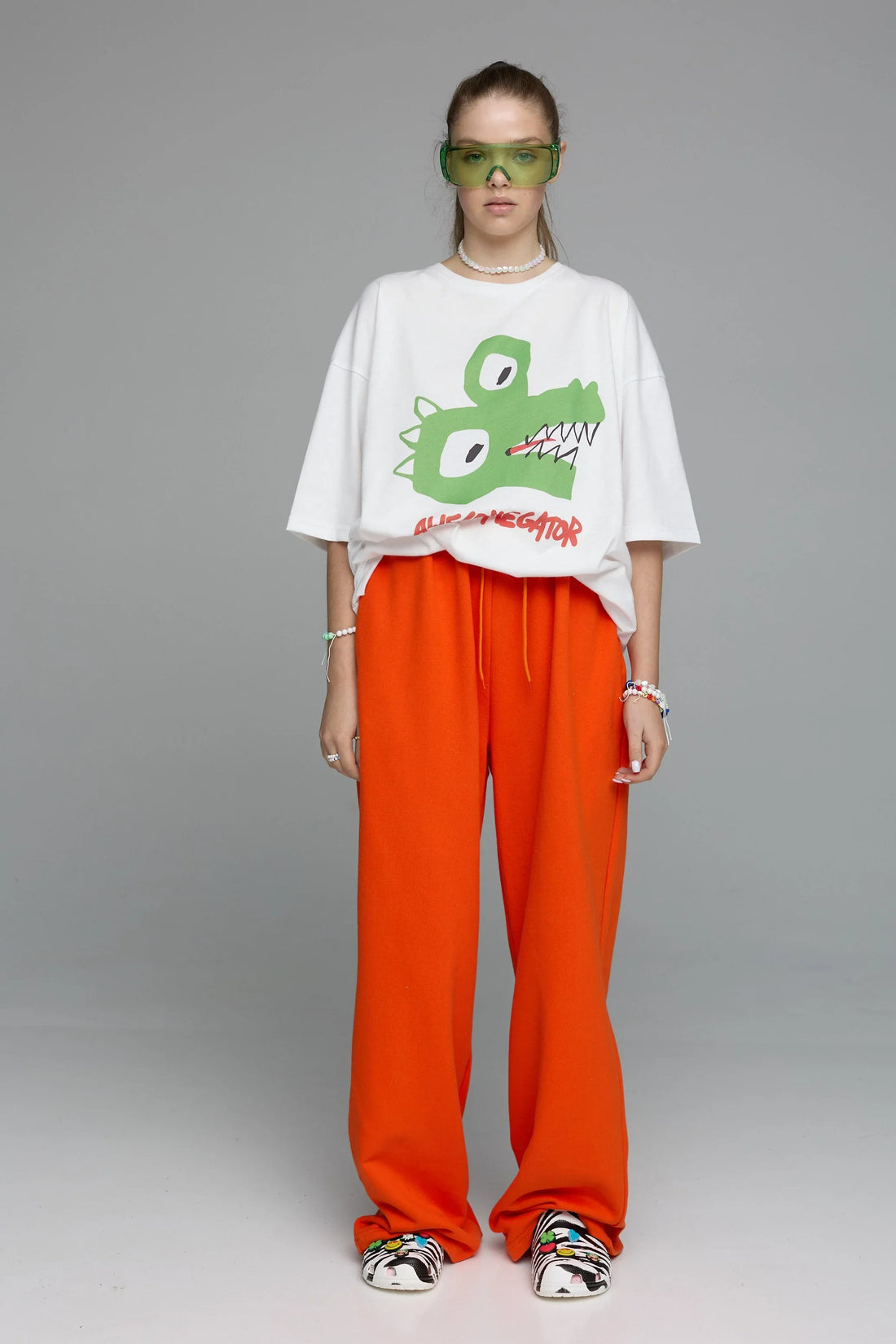 t-shirt "awesomegator" in white color