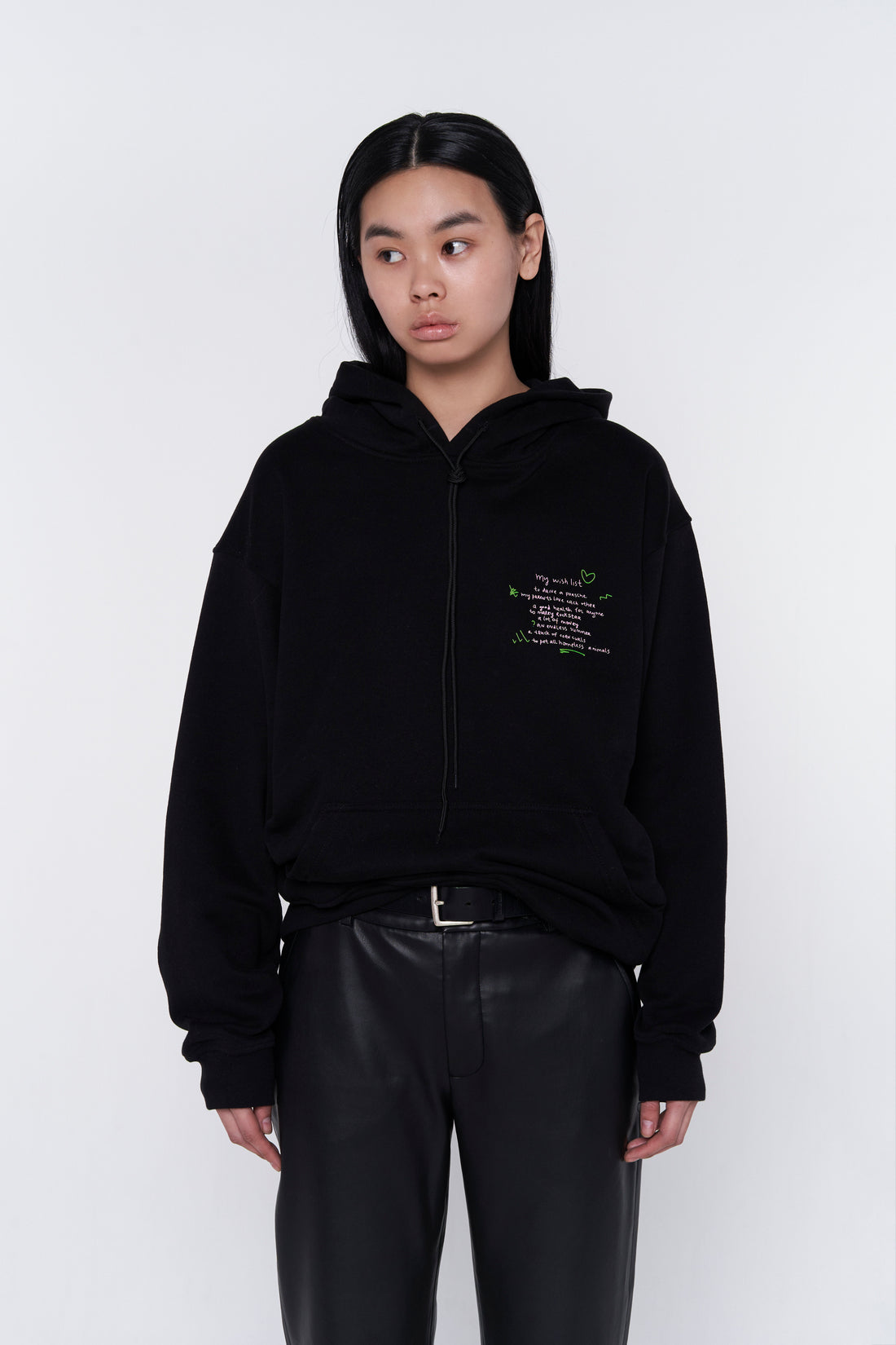 hoodie "wish list" in black