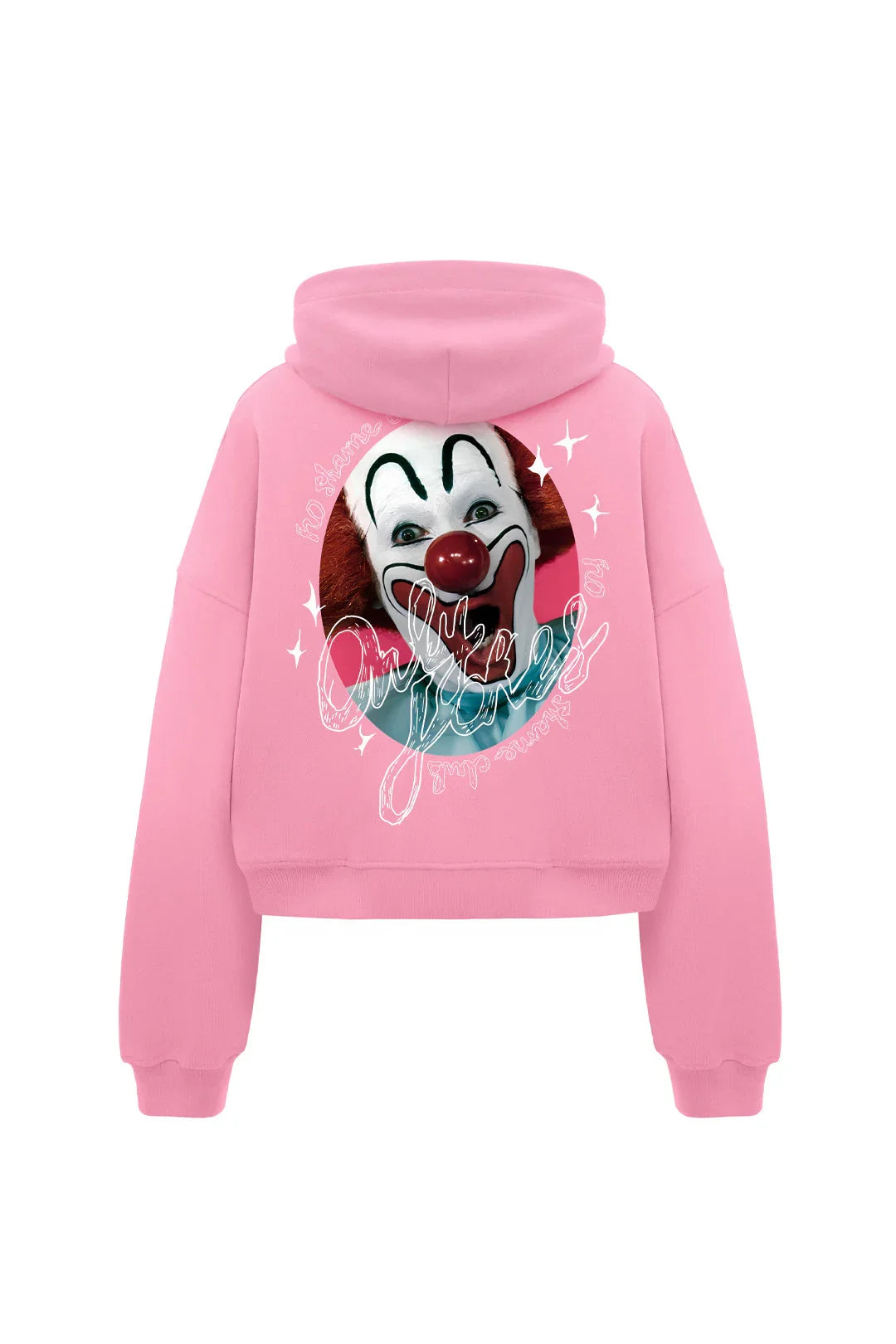 jokes zip-up hoodie in bubble