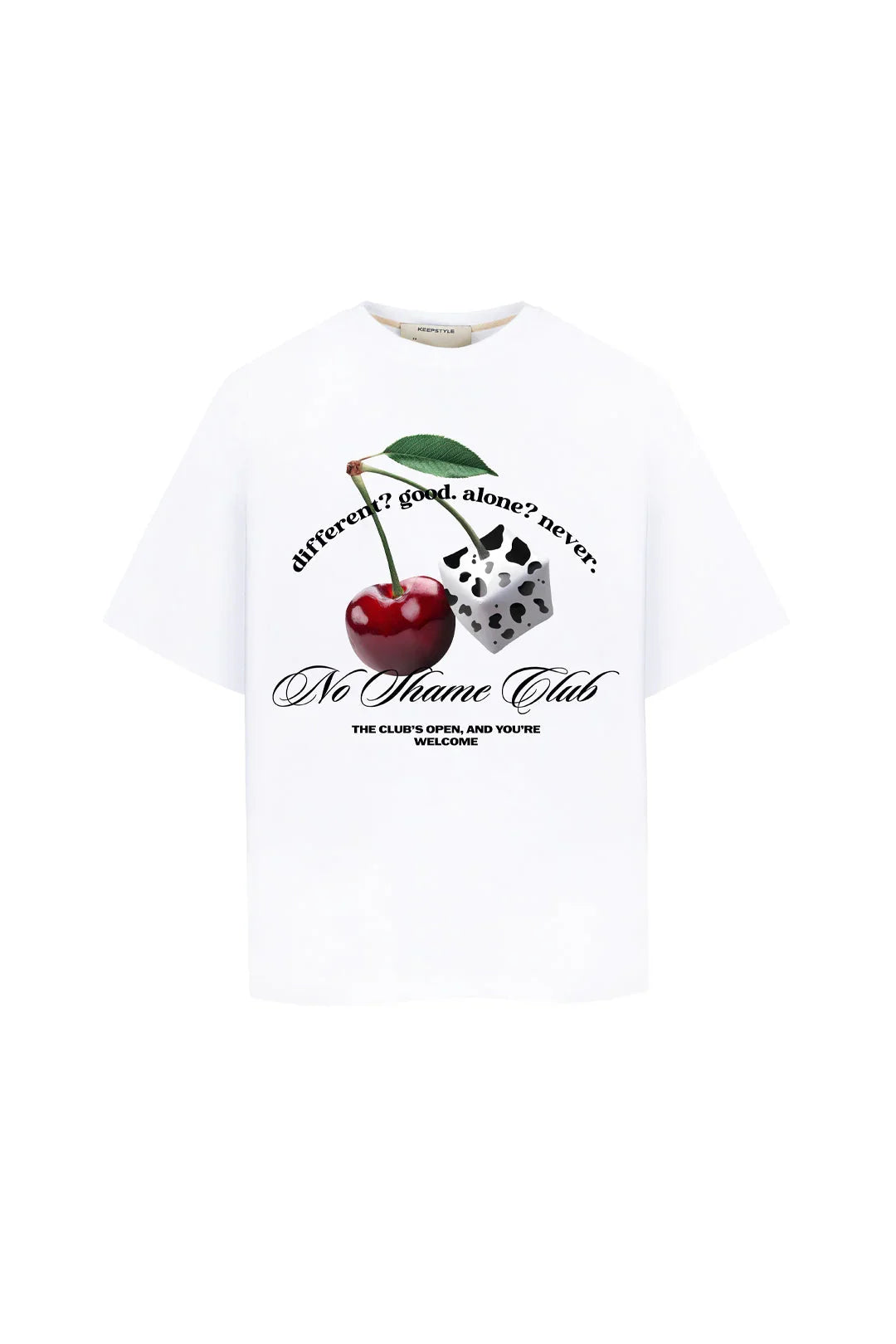 t-shirt "no shame club"