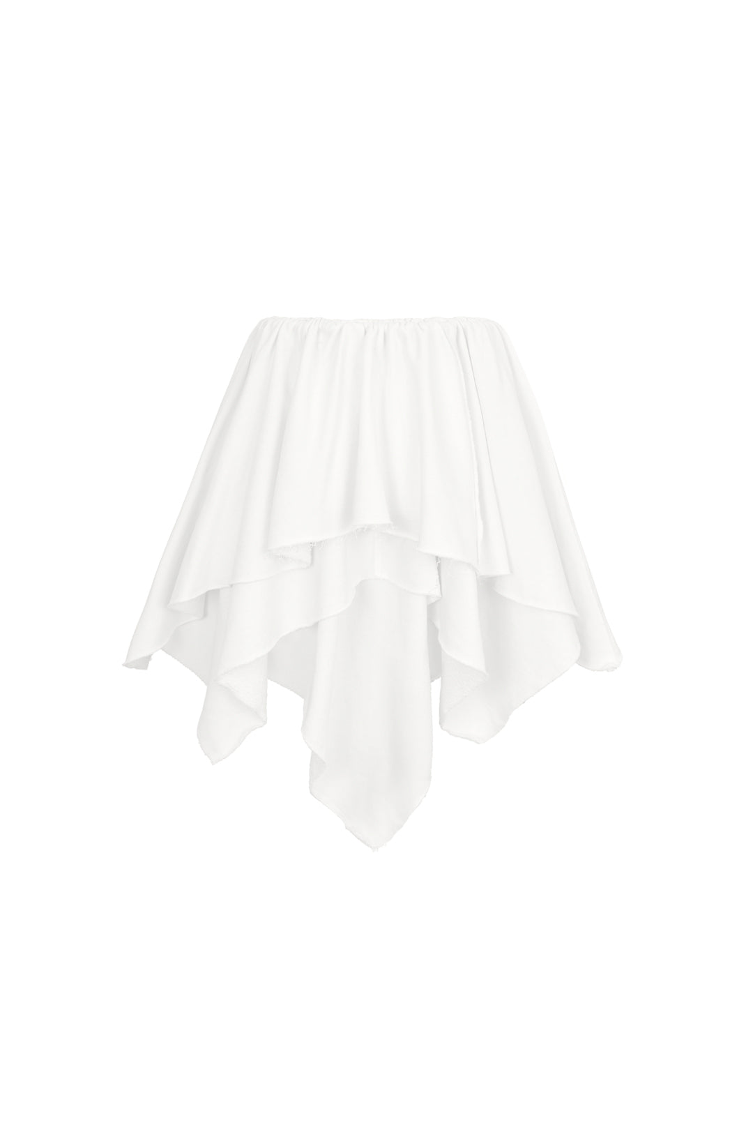 edgy skirt in milk color